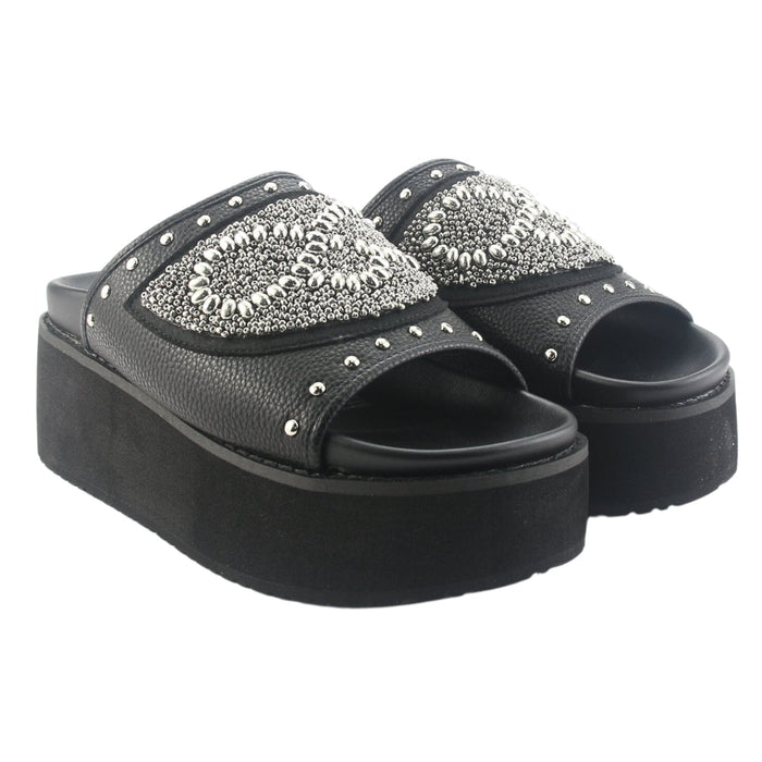 Sandalia Chalada Mujer Viru-34 Negro Casual Sandalias Chalada