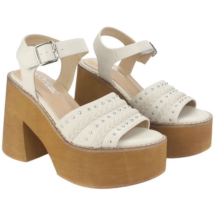 Sandalia Chalada Mujer Wake-1 Blanco Casual Sandalias Chalada