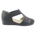 Sandalia de Cuero Chalada Mujer Calafate-3 Negro Casual Sandalias Chalada