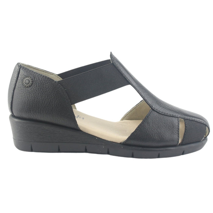 Sandalia de Cuero Chalada Mujer Calafate-3 Negro Casual Sandalias Chalada