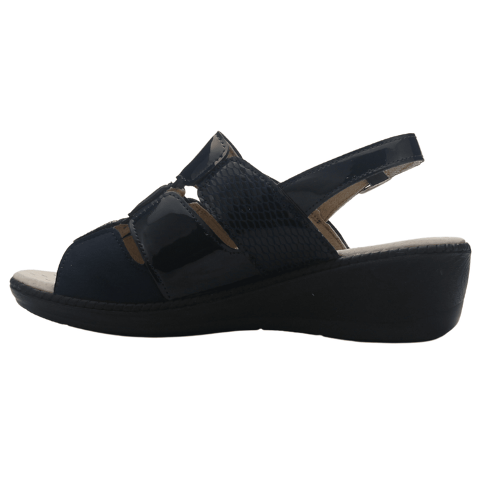 Sandalia Mujer Casual Azul Marino Chalada Lupe-85 Sandalias Chalada