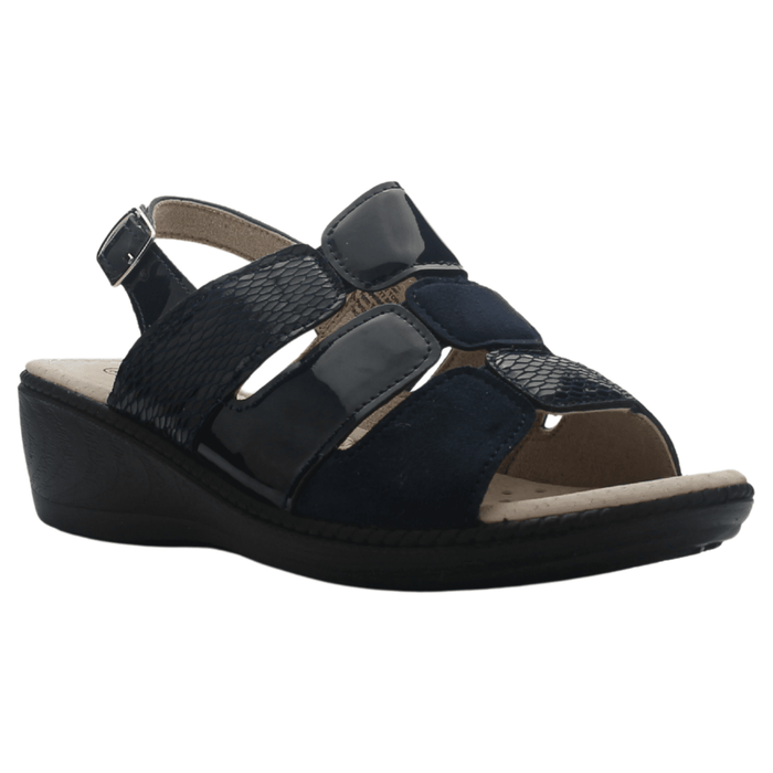 Sandalia Mujer Casual Azul Marino Chalada Lupe-85 Sandalias Chalada
