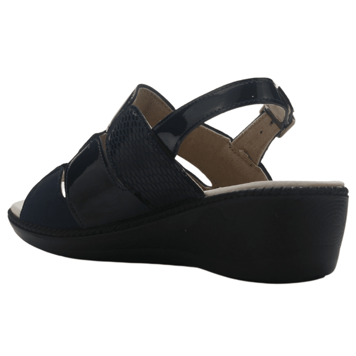 Sandalia Mujer Casual Azul Marino Chalada Lupe-85 Sandalias Chalada