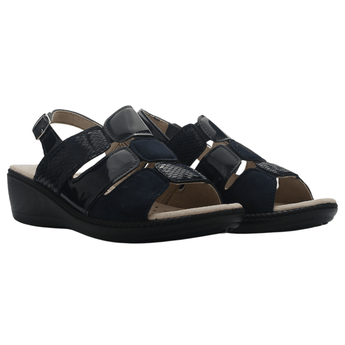 Sandalia Mujer Casual Azul Marino Chalada Lupe-85 Sandalias Chalada
