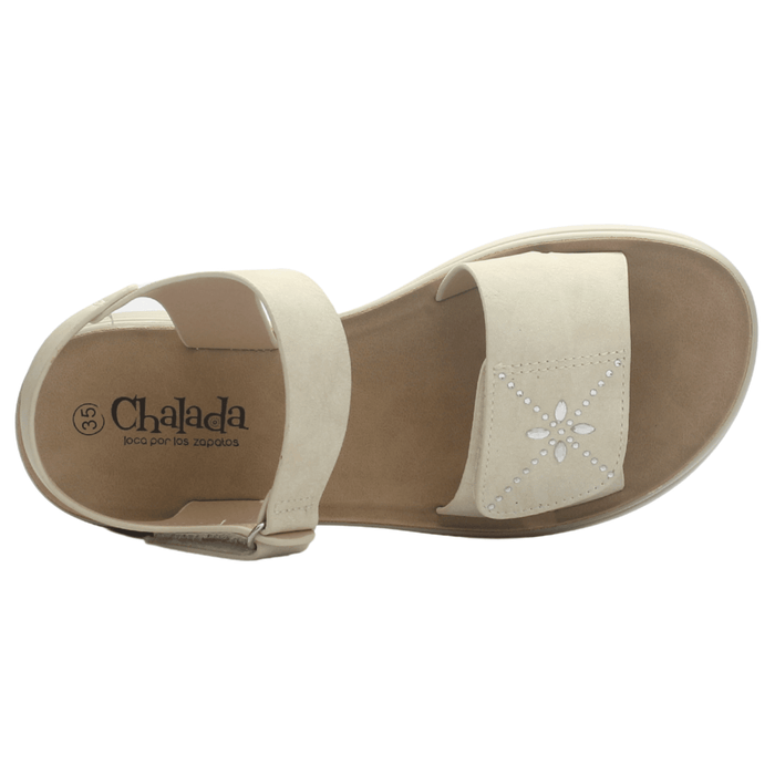 Sandalia mujer Casual Beige Chalada Bless-1 Sandalias Chalada
