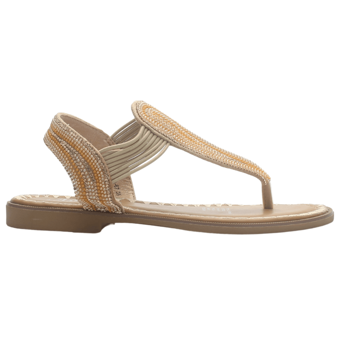 Sandalia mujer Casual Beige Chalada Greca-67 Sandalias Chalada