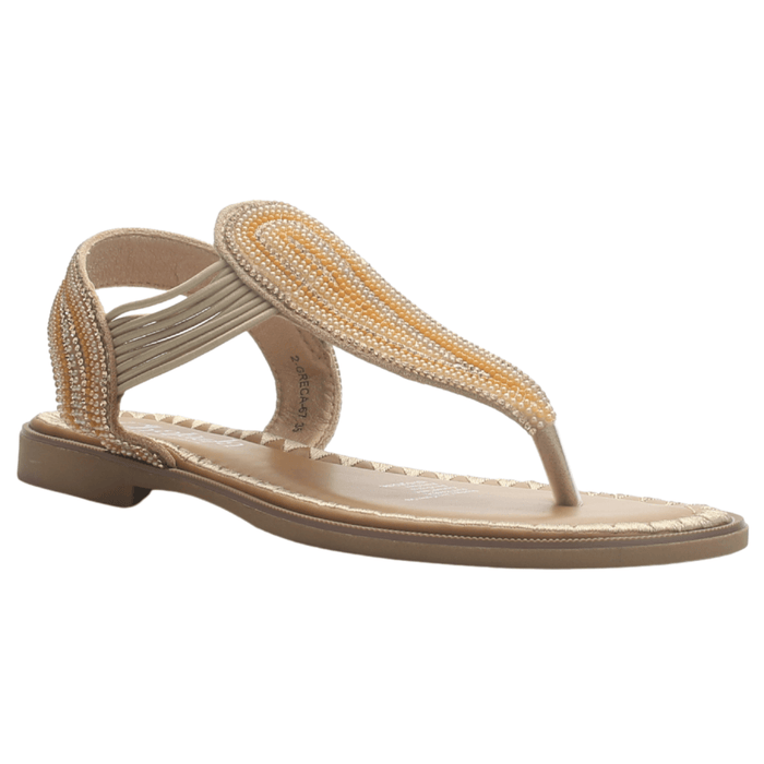 Sandalia mujer Casual Beige Chalada Greca-67 Sandalias Chalada