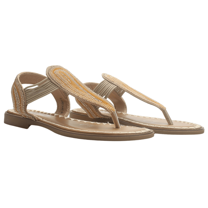Sandalia mujer Casual Beige Chalada Greca-67 Sandalias Chalada