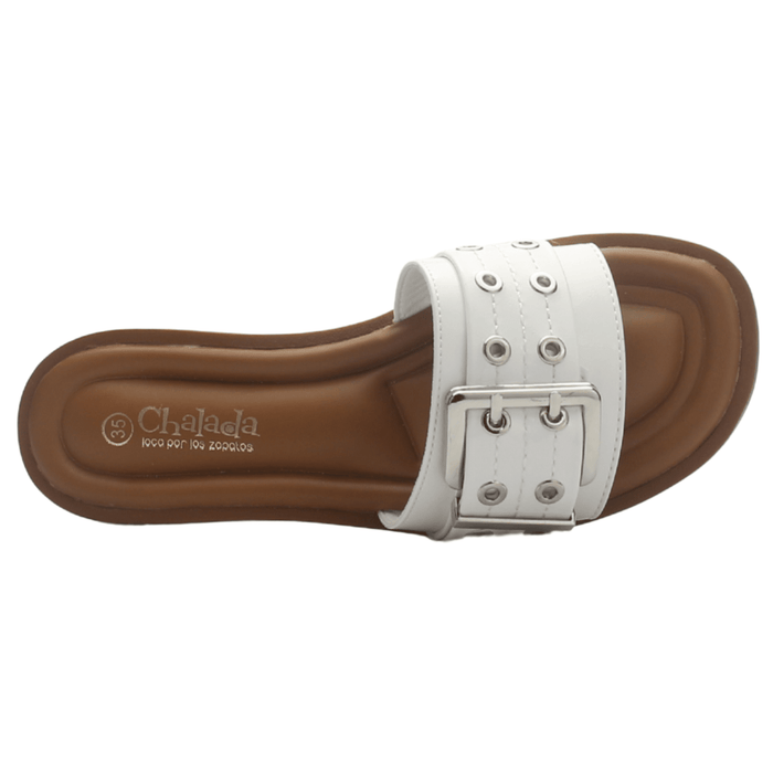Sandalia mujer Casual Blanco Chalada Bellagio-1 Sandalias Chalada