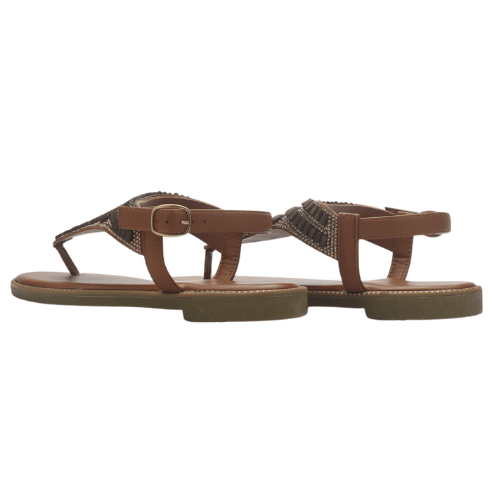 Sandalia Mujer Casual Camel Chalada Buckel-5 Sandalias Chalada