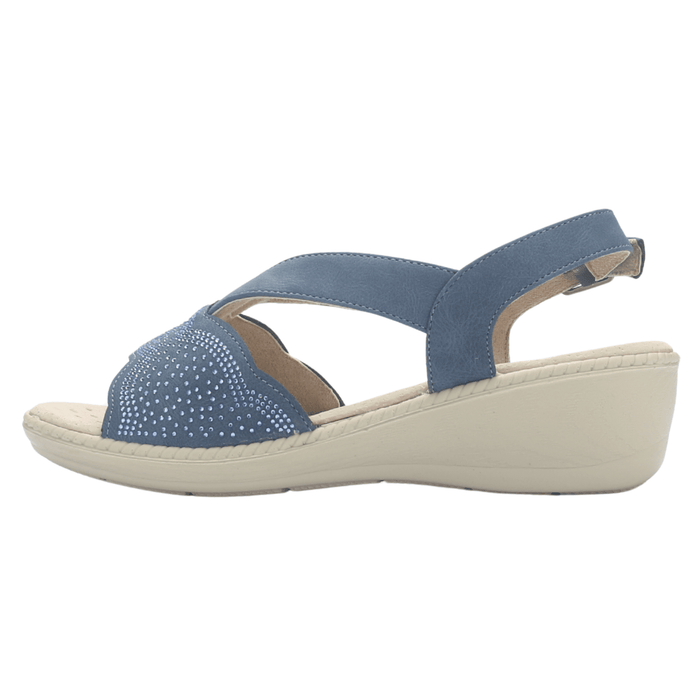 Sandalia Mujer Chalada Lupe-81 Azul Casual Sandalias Chalada