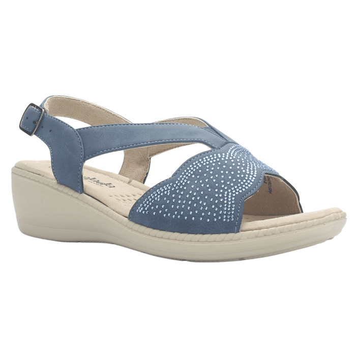 Sandalia Mujer Chalada Lupe-81 Azul Casual Sandalias Chalada