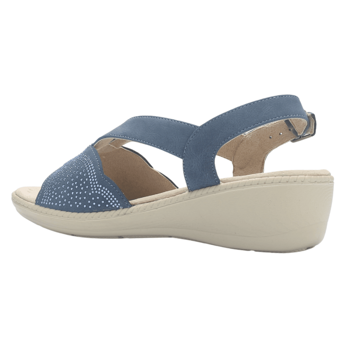 Sandalia Mujer Chalada Lupe-81 Azul Casual Sandalias Chalada