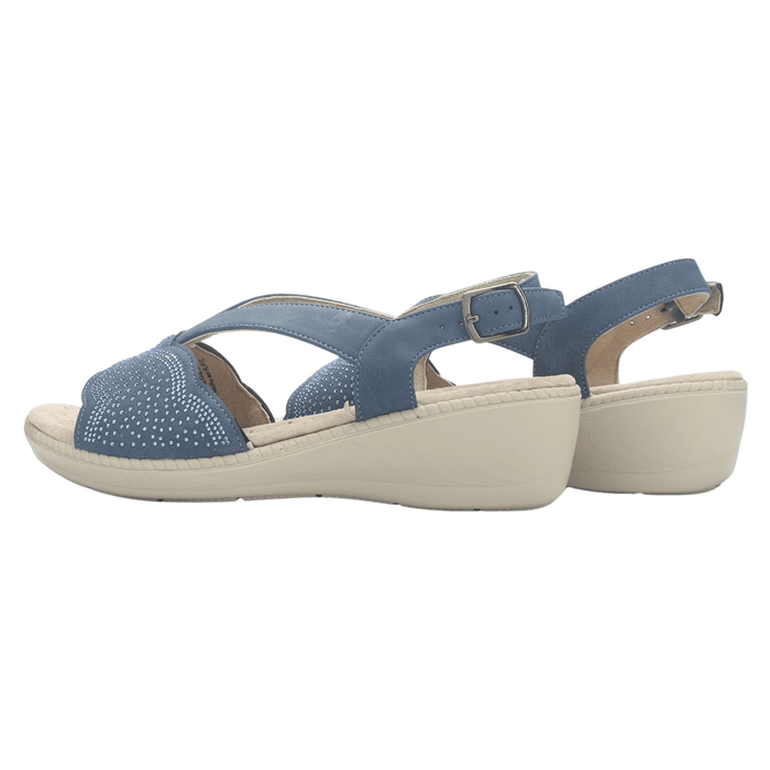 Sandalia Mujer Chalada Lupe-81 Azul Casual Sandalias Chalada