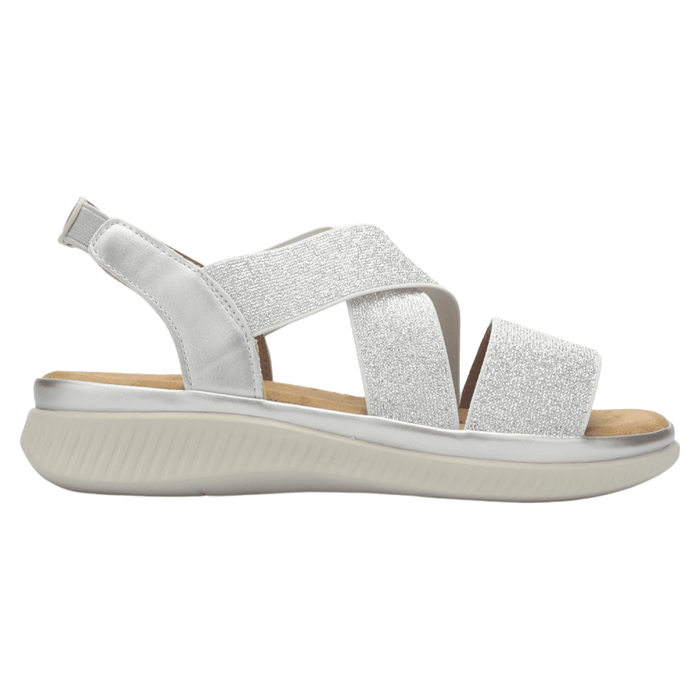 Sandalia Mujer Chalada Malibu-1 Plateado Casual Sandalias Chalada