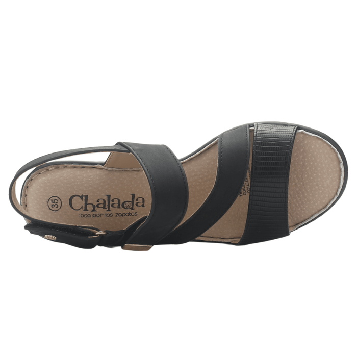 Sandalia Mujer Chalada Notina-1 Negro Casual Sandalias Chalada