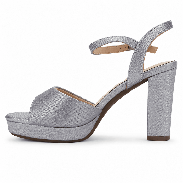 Sandalia Plateado Mujer Casual Chalada Voce Sandalias Chalada