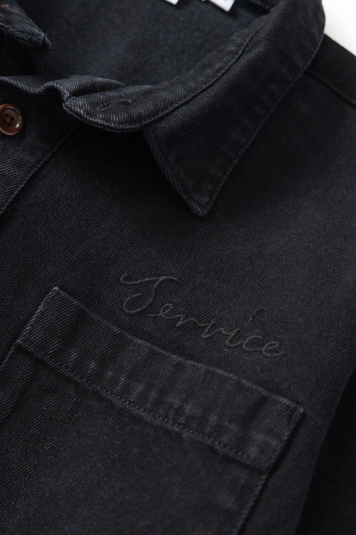 Service Works - Denim Script Popover - Dark Wash
