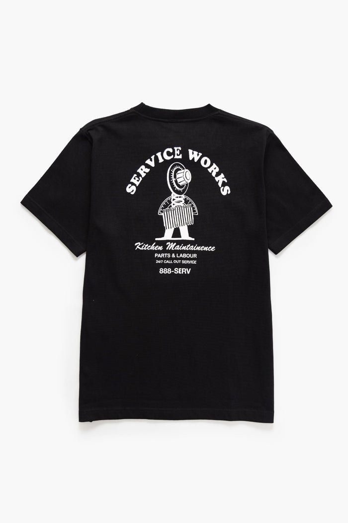 Service Works - Maintainence Tee - Black