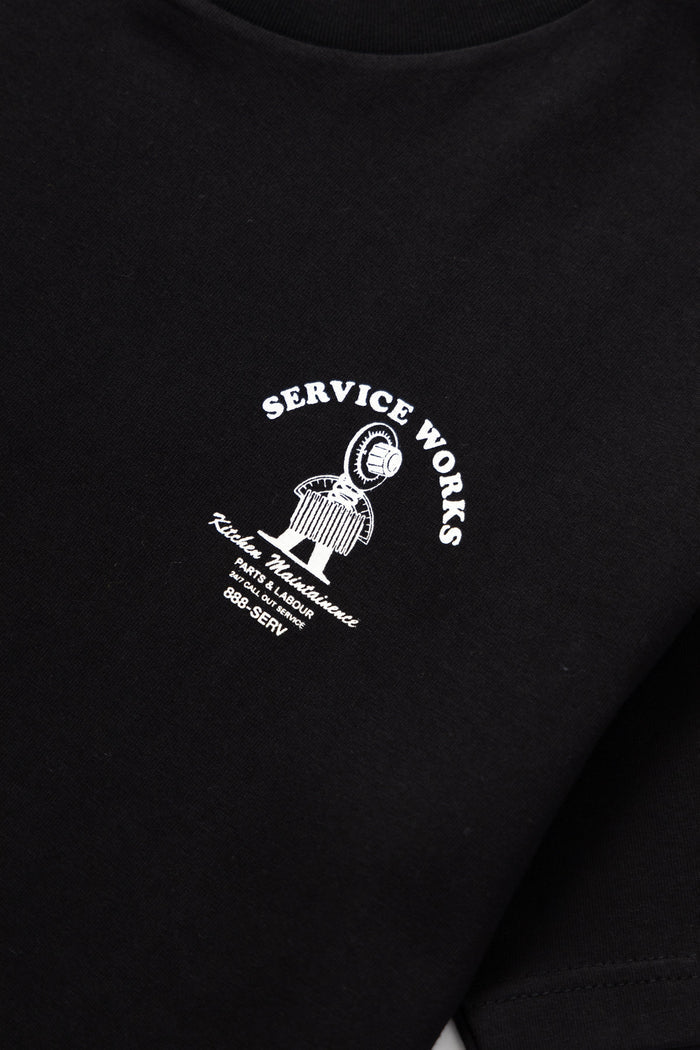 Service Works - Maintainence Tee - Black