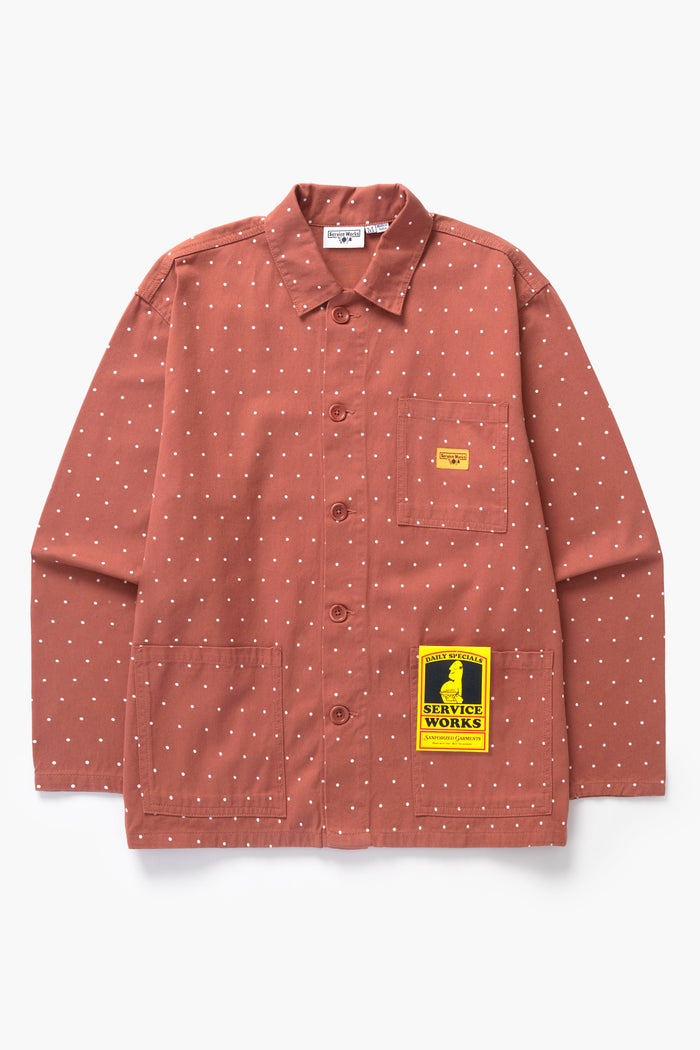 Service Works - Polka Dot Chore Shirt - Clay