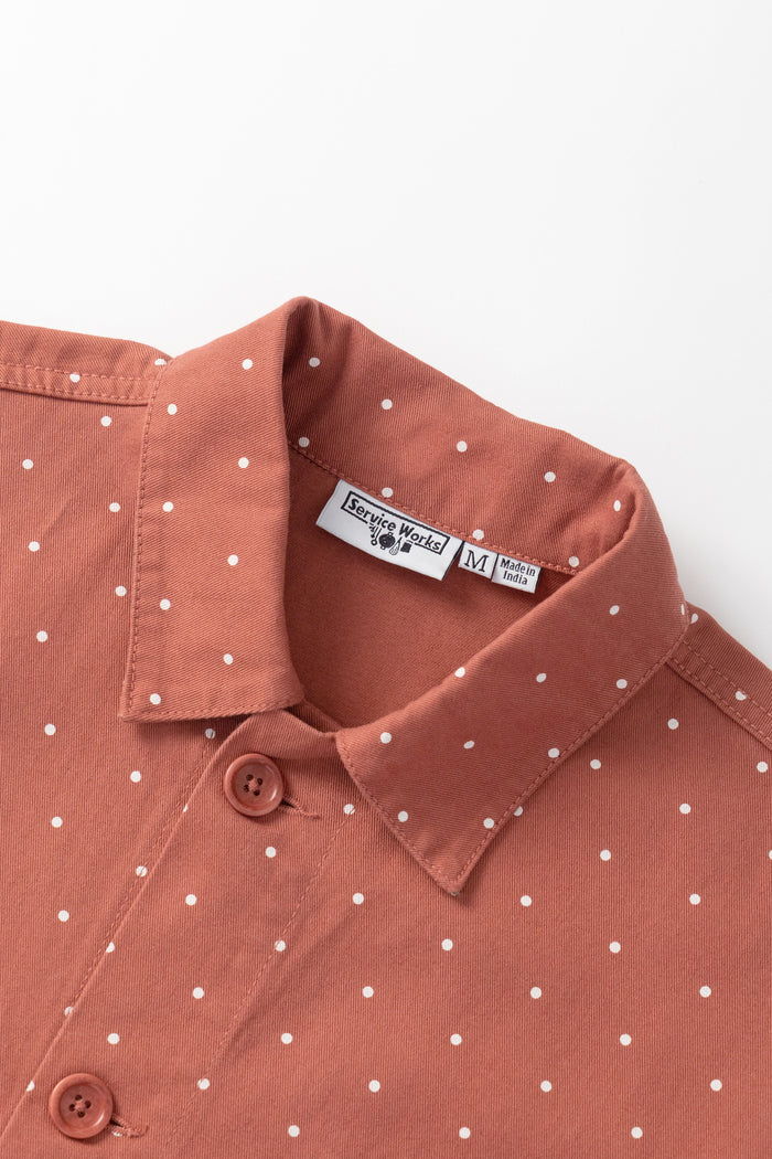 Service Works - Polka Dot Chore Shirt - Clay