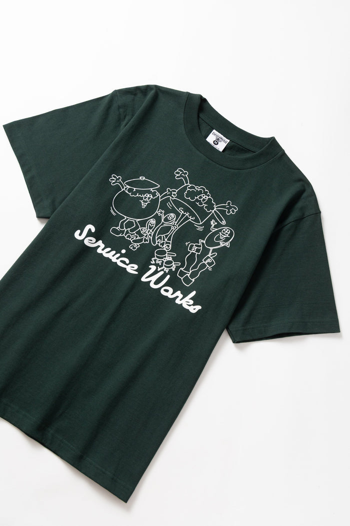 Service Works - Pots & Pans Tee - Forest