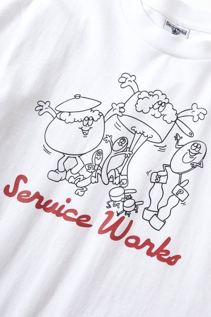 Service Works - Pots & Pans Tee - White