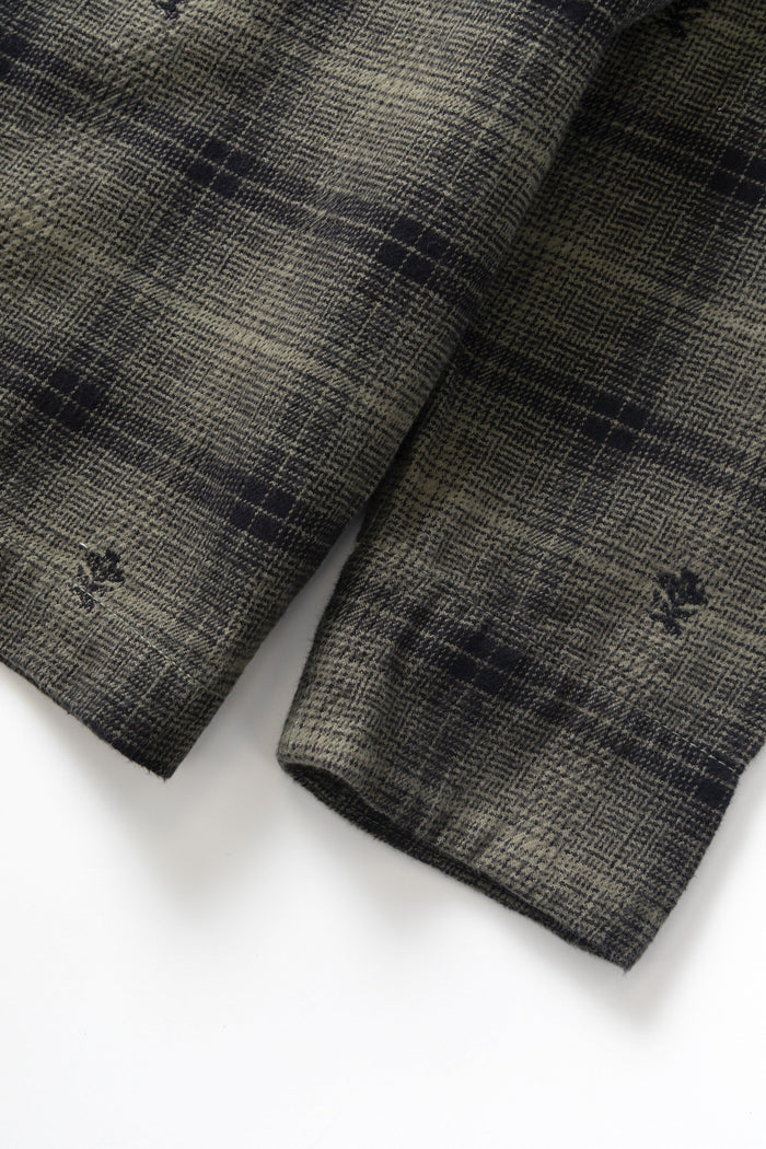 Service Works - Thistle Plaid Front Of House Jacket - Olive