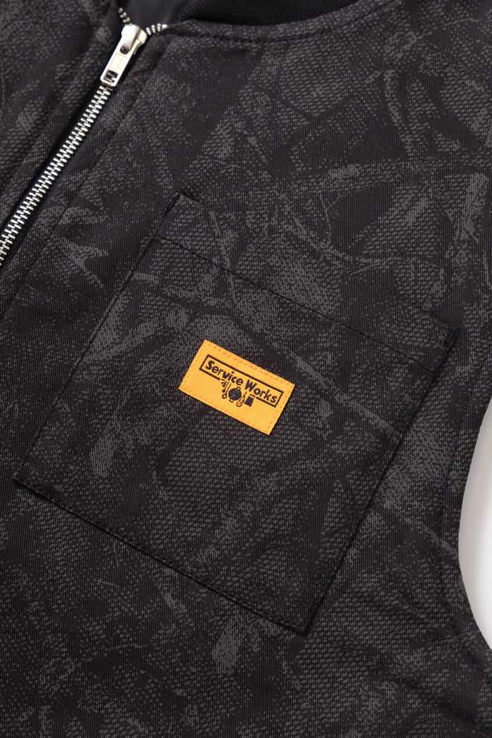 Service Works - Xerox Camo Padded Work Vest - Mono