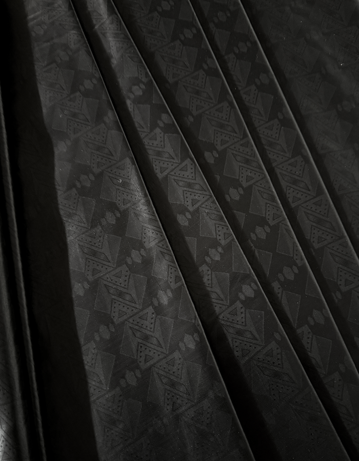 Super Quality Bazin Brocade Fabric - Black