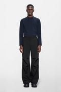 RAINS Suva Hardshell Pants Wide Black Pants