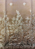 Tortilla Brown African George Lace Fabric