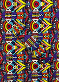 Veritable java hollandais Multi Color Fabric