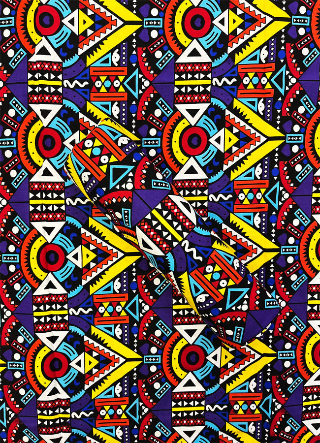 Veritable java hollandais Multi Color Fabric