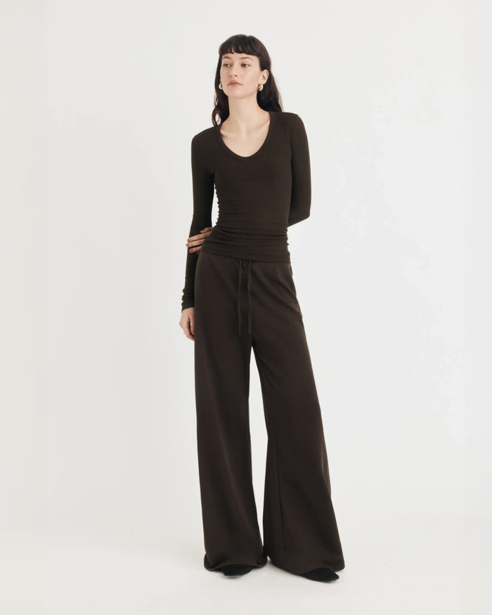 VIVIAN TOP ESPRESSO BROWN