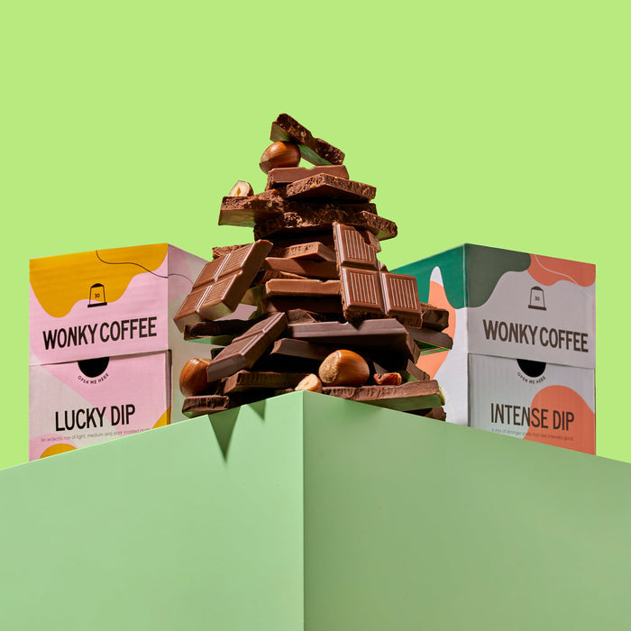 Wonky Swiss Organic Milk Chocolate with Hazelnuts