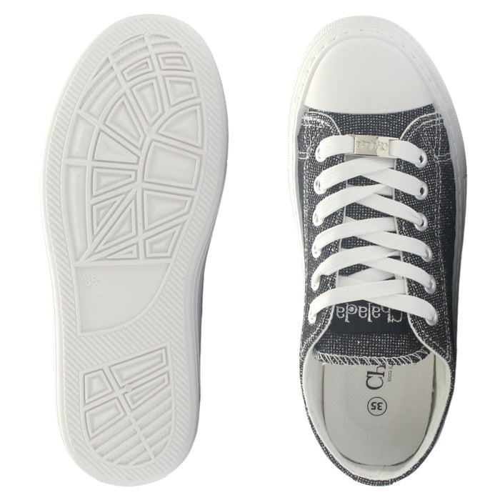 Zapatilla Chalada Mujer Clu-11 Negro Urbano Zapatillas Urbanas Chalada