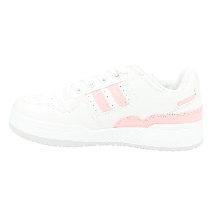 Zapatilla Chalada Mujer Juve-1 Blanco Rosado Urbano Zapatillas Chalada