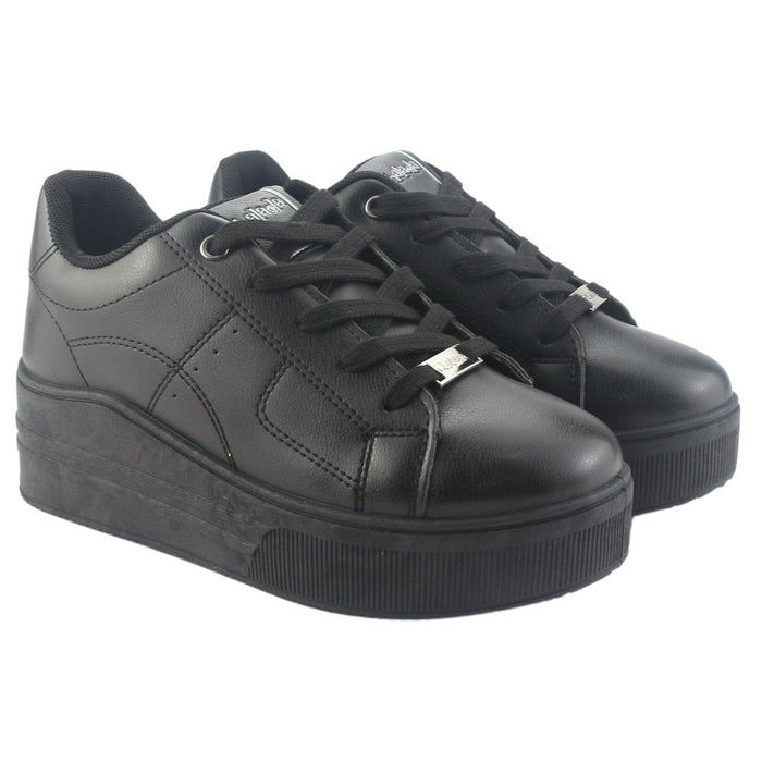 Zapatilla Chalada Mujer Memphi-1 Negro Urbano Zapatillas Chalada