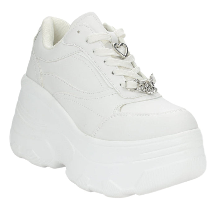 Zapatilla Chalada Mujer Nake-1 Blanco Urbano Zapatillas Chalada