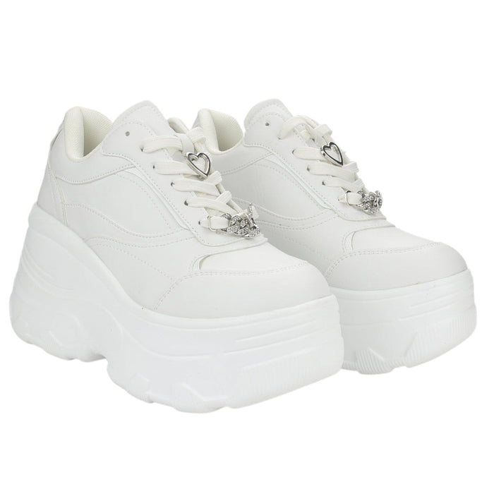 Zapatilla Chalada Mujer Nake-1 Blanco Urbano Zapatillas Chalada