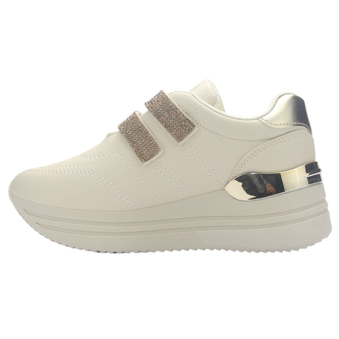 Zapatilla Mujer Chalada Valka-1 Beige Urbano Zapatillas Chalada