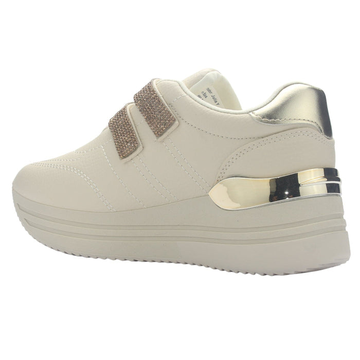 Zapatilla Mujer Chalada Valka-1 Beige Urbano Zapatillas Chalada