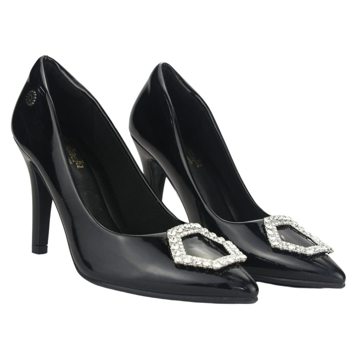 Zapato Chalada Mujer Cristal-5 Negro Casual Zapatos de Fiesta Chalada