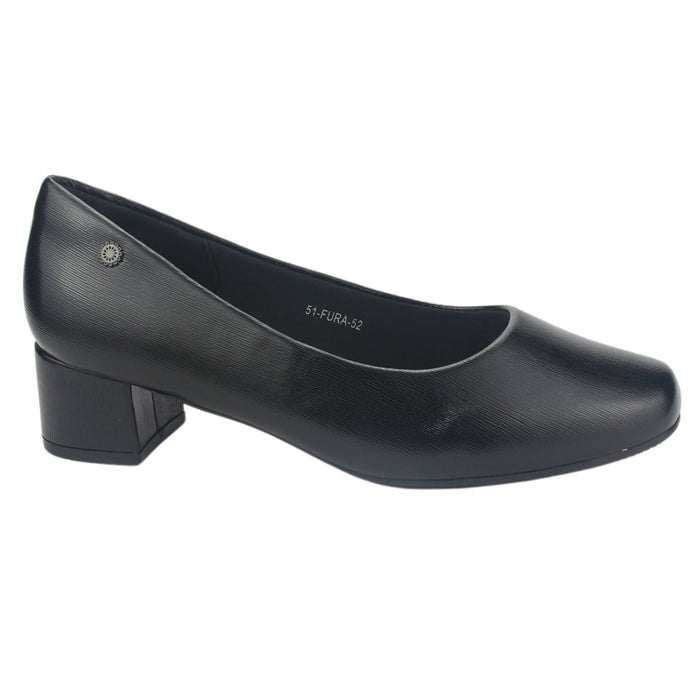 Zapato Chalada Mujer Fura-52 Negro Casual Tacones Bajos Chalada