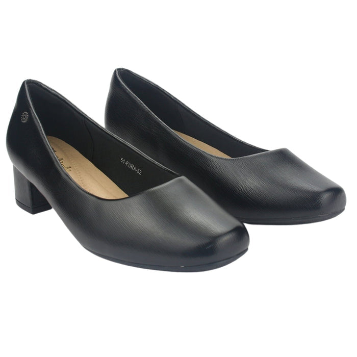 Zapato Chalada Mujer Fura-52 Negro Casual Tacones Bajos Chalada