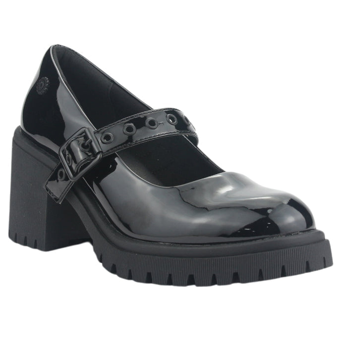 Zapato Chalada Mujer Jordi-2 Negro Casual Botines Taco Chalada
