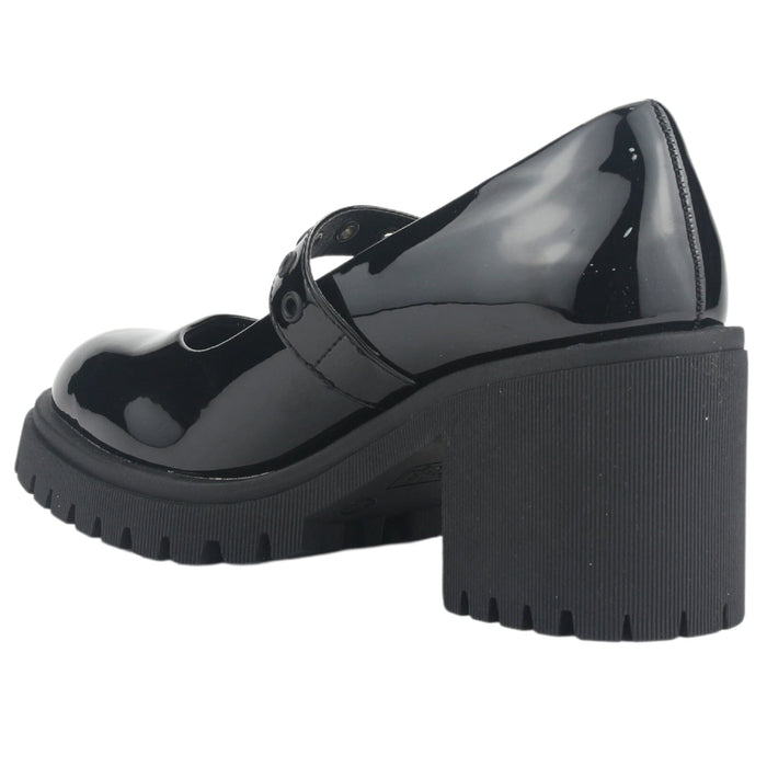 Zapato Chalada Mujer Jordi-2 Negro Casual Botines Taco Chalada