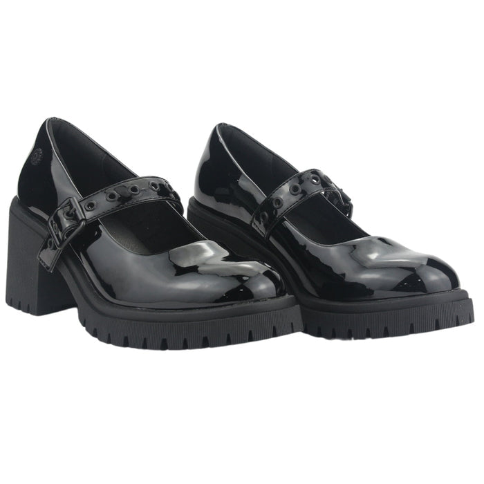 Zapato Chalada Mujer Jordi-2 Negro Casual Botines Taco Chalada